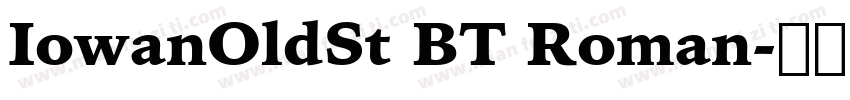 IowanOldSt BT Roman字体转换